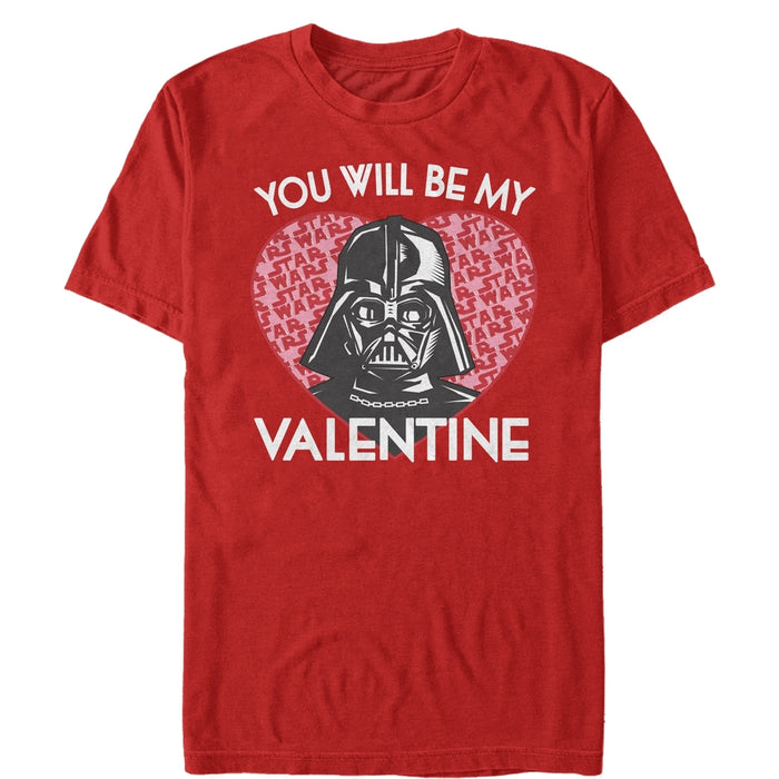 fifth sun Men's Star Wars Valentine Darth Vader Invitation T-Shirt