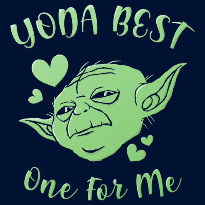 Fifth Sun Men's Star Wars Valentine's Day Yoda Best One For Me Sweatshirt