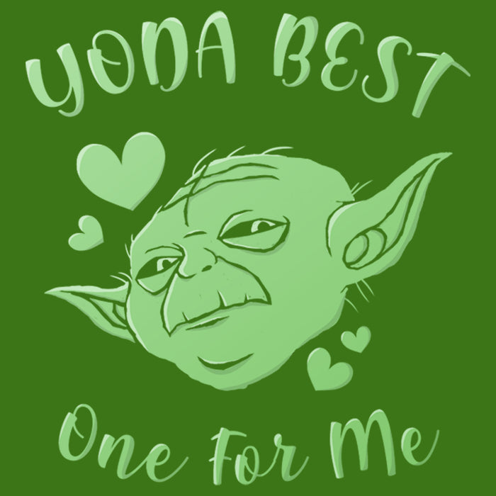 Fifth Sun Men's Star Wars Valentine's Day Yoda Best One For Me T-Shirt
