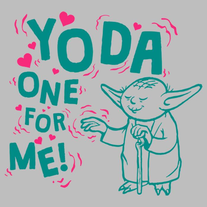 Fifth Sun Men's Star Wars Valentine's Day Yoda One For Me Force T-Shirt