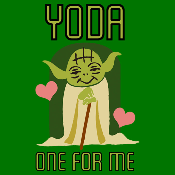 Fifth Sun Men's Star Wars Valentine's Day Yoda One For Me T-Shirt