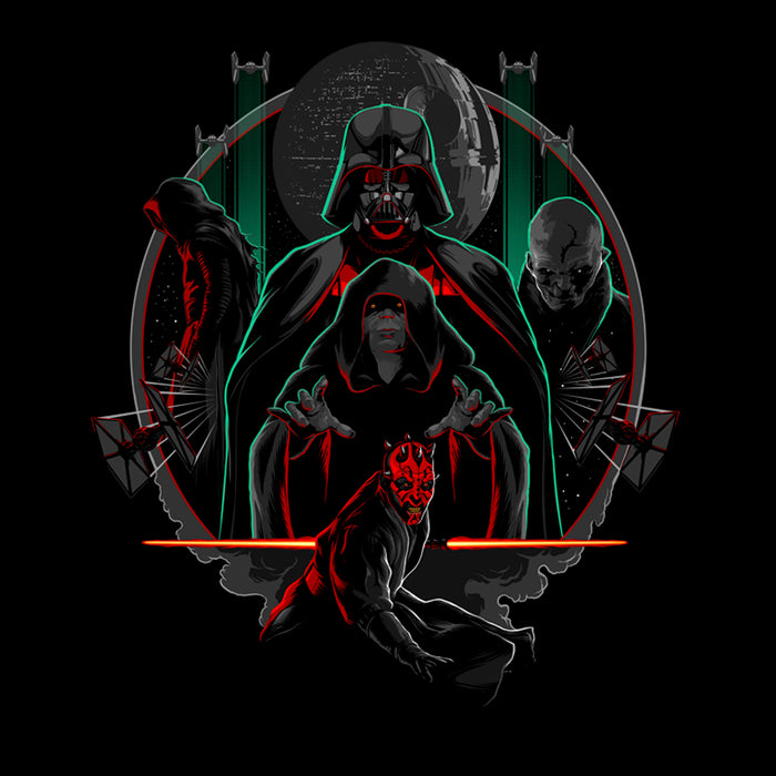 Fifth Sun Men's Star Wars Villains Of The Dark Side Circle T-Shirt
