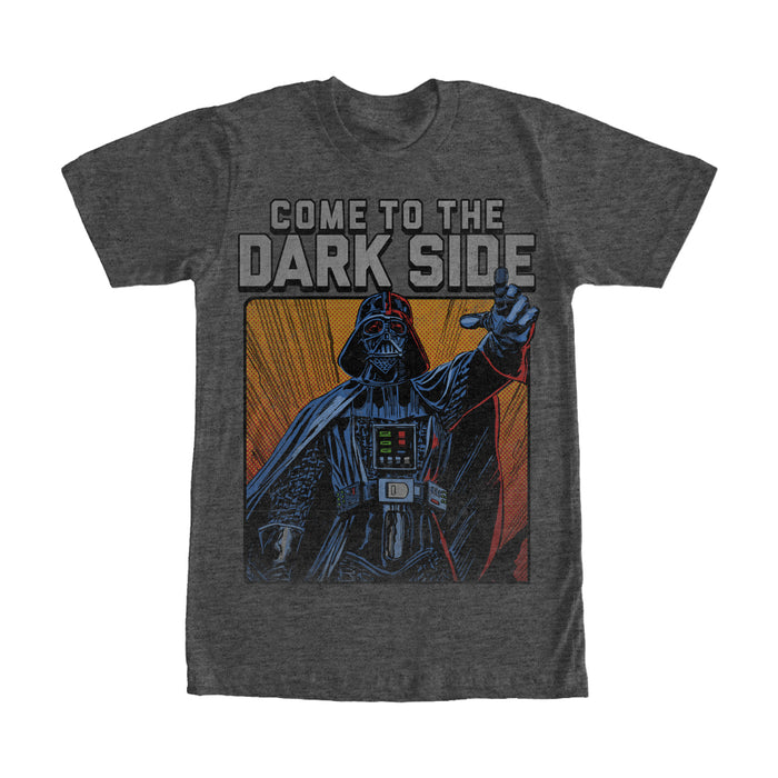 fifth sun Men's Star Wars Vintage Darth Vader Dark Side T-Shirt