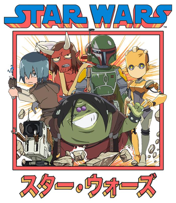 Fifth Sun Men's Star Wars: Visions Anime Group T-Shirt