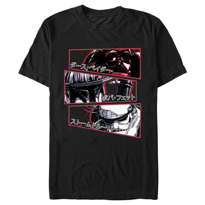 fifth sun Men's Star Wars: Visions Anime Panels T-Shirt