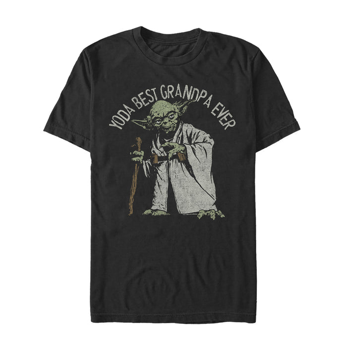fifth sun Men's Star Wars Yoda Best Grandpa Ever T-Shirt