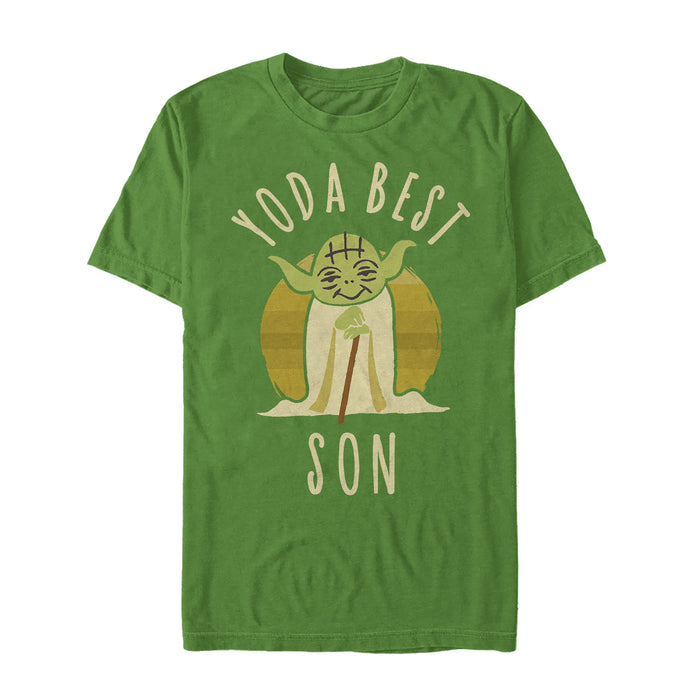 fifth sun Men's Star Wars Yoda Best Son Cartoon T-Shirt