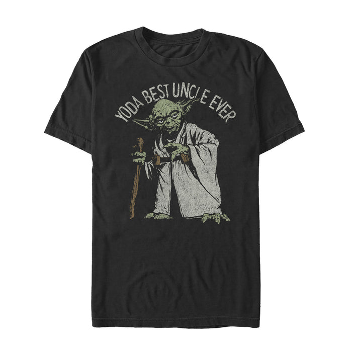 fifth sun Men's Star Wars Yoda Best Uncle Ever T-Shirt