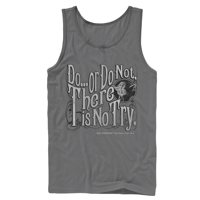 fifth sun Men's Star Wars Yoda Do or Do Not Tank Top