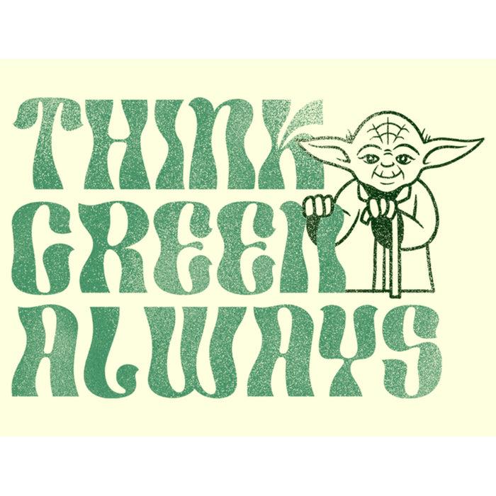 Fifth Sun Men's Star Wars Yoda St. Patrick's Day Think Green Always T-Shirt
