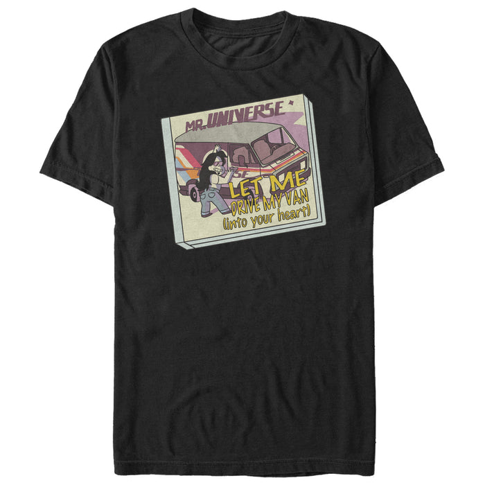 fifth sun Men's Steven Universe Mr. Universe Drive My Van T-Shirt