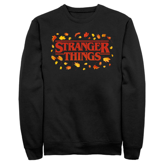 fifth sun Men's Stranger Things Autumn Logo Sweatshirt