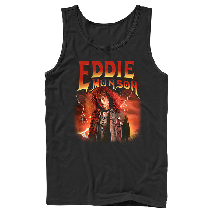fifth sun Men's Stranger Things Eddie Munson Metalhead Tank Top