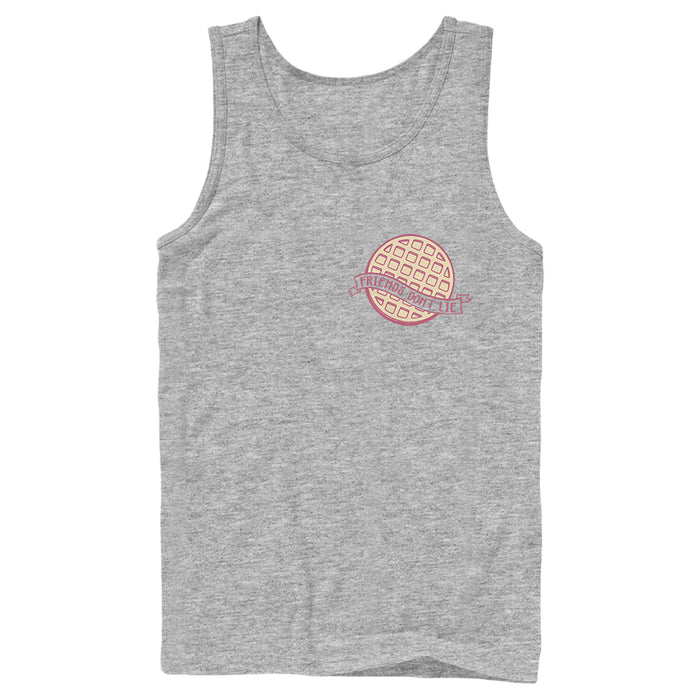 fifth sun Men's Stranger Things Friends Don't Lie Waffle Badge Tank Top