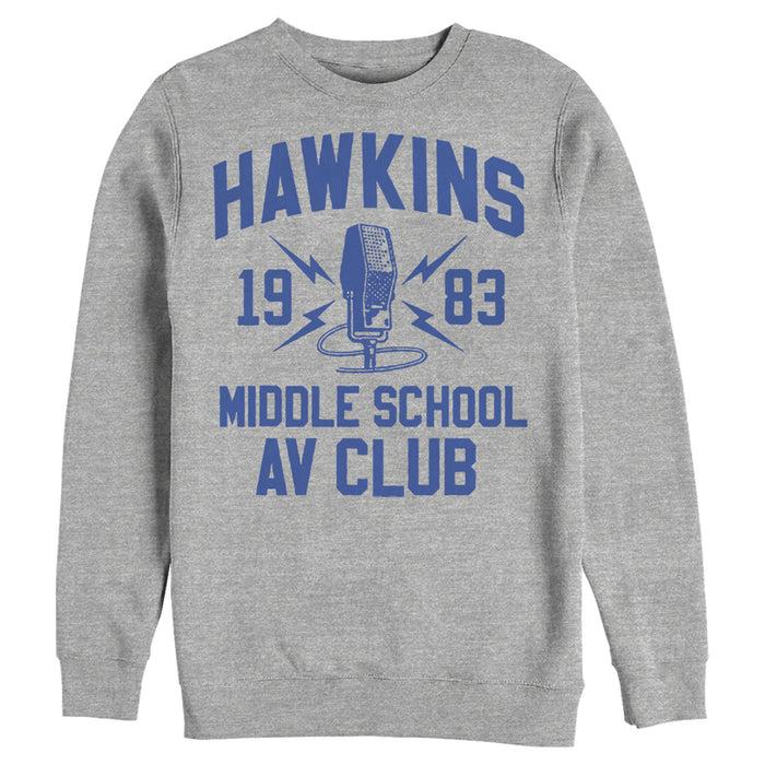 fifth sun Men's Stranger Things Hawkins AV Club 1983 Sweatshirt