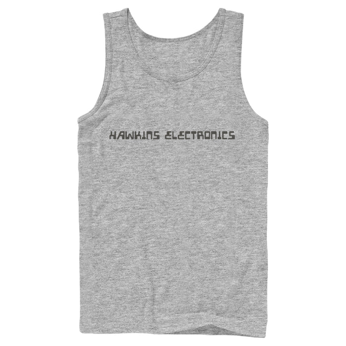 fifth sun Men's Stranger Things Hawkins Electronics Logo Tank Top