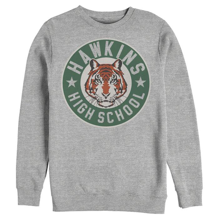 fifth sun Men's Stranger Things Hawkins High School Tiger Mascot Sweatshirt