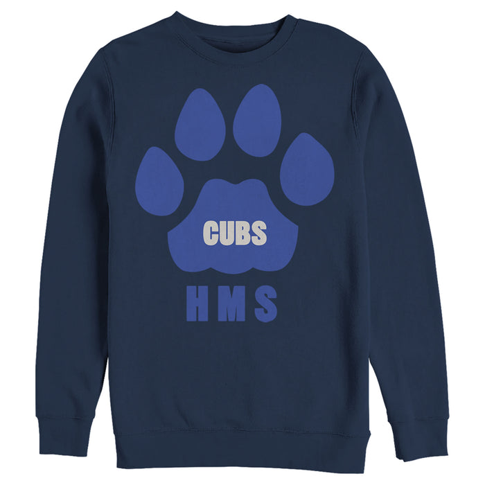 fifth sun Men's Stranger Things Hawkins Middle School Cubs Logo Sweatshirt