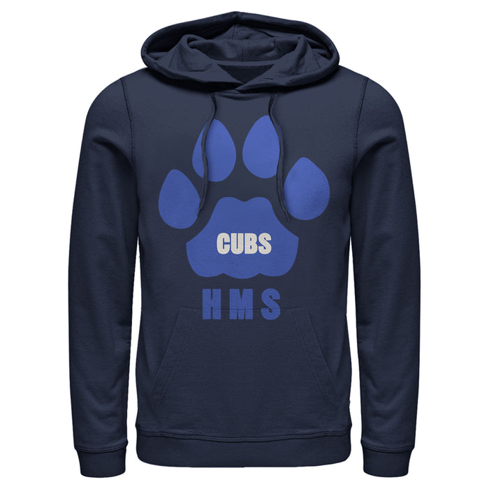 fifth sun Men's Stranger Things Hawkins Middle School Cubs Logo Pull Over Hoodie