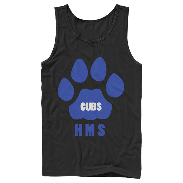 fifth sun Men's Stranger Things Hawkins Middle School Cubs Logo Tank Top