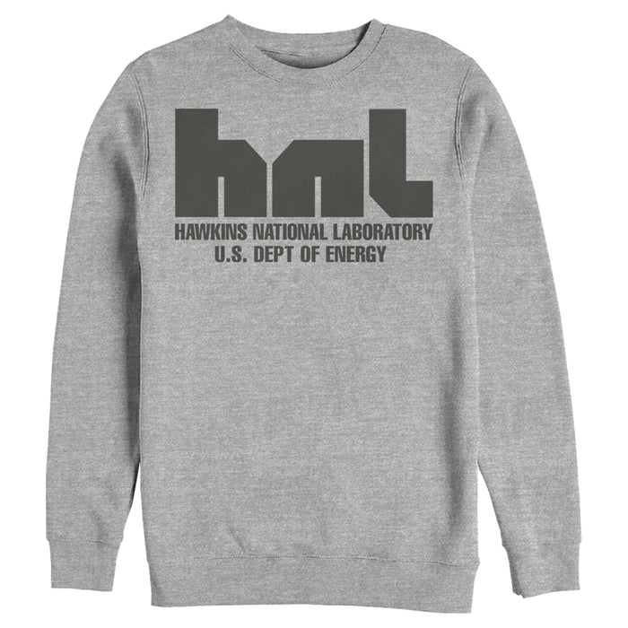 fifth sun Men's Stranger Things Hawkins National Lab Logo Sweatshirt