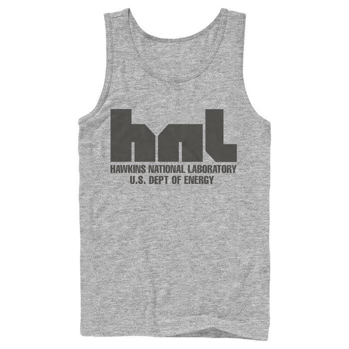 fifth sun Men's Stranger Things Hawkins National Lab Logo Tank Top