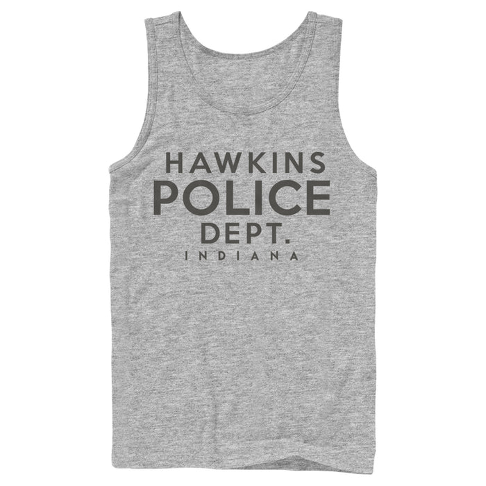 fifth sun Men's Stranger Things Hawkins Police Department Tank Top