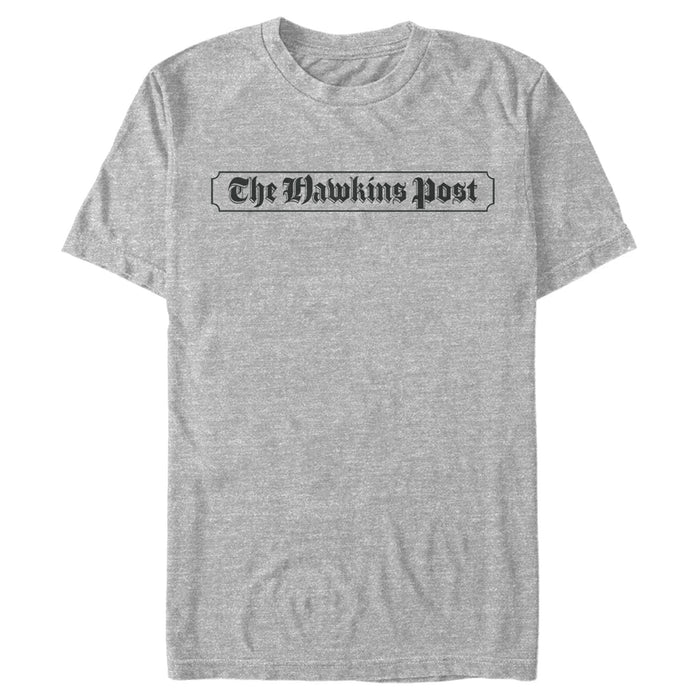 fifth sun Men's Stranger Things Hawkins Post Logo T-Shirt