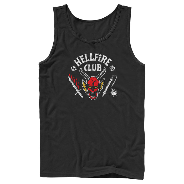 fifth sun Men's Stranger Things Hellfire Club Costume Tank Top