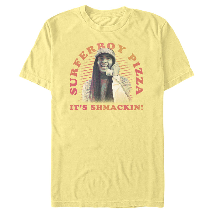 fifth sun Men's Stranger Things It's Shmackin Superboy Pizza T-Shirt