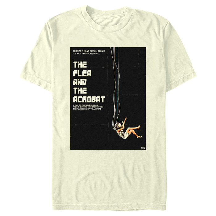 fifth sun Men's Stranger Things The Flea And the Acrobat T-Shirt