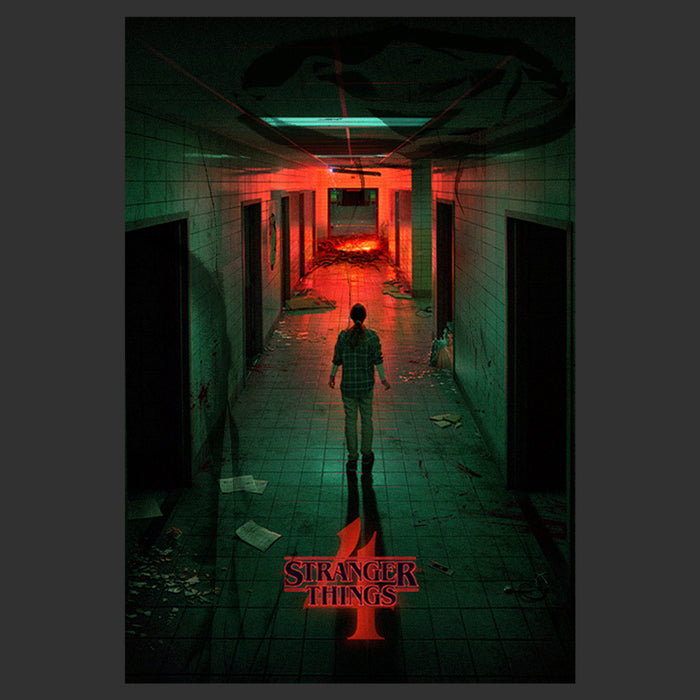 Fifth Sun Men's Stranger Things The Lab Rift Eleven Poster Pull Over Hoodie