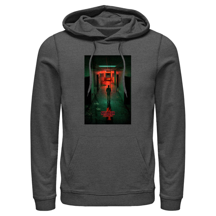 fifth sun Men's Stranger Things The Lab Rift Eleven Poster Pull Over Hoodie