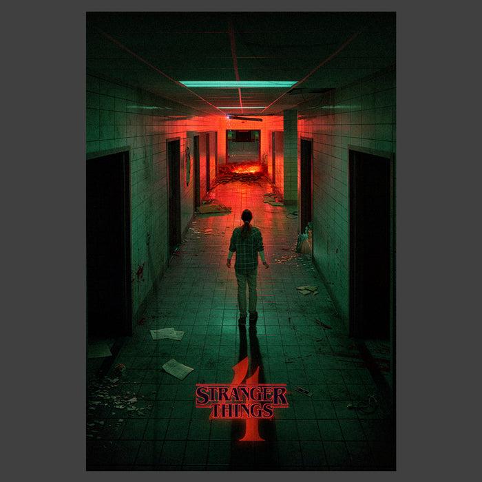 Fifth Sun Men's Stranger Things The Lab Rift Eleven Poster Sweatshirt