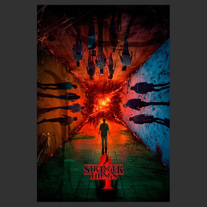 Fifth Sun Men's Stranger Things The Rift Has Many Dimensions Poster Pull Over Hoodie