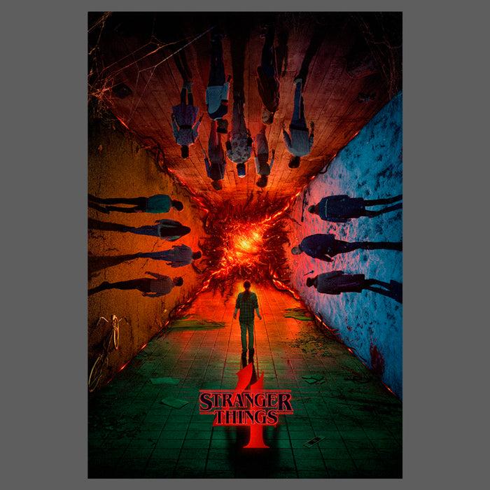 Fifth Sun Men's Stranger Things The Rift Has Many Dimensions Poster Tank Top