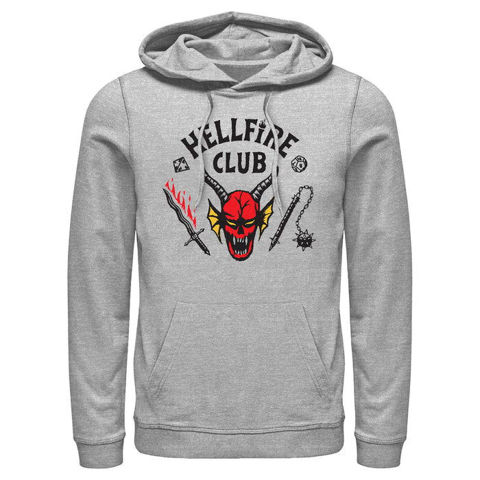 Fifth Sun Men's Stranger Things Welcome To The Hellfire Club Pull Over Hoodie