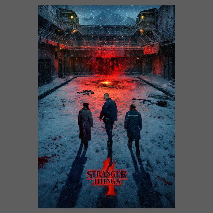 Fifth Sun Men's Stranger Things Winter Rift Russia Poster Tank Top