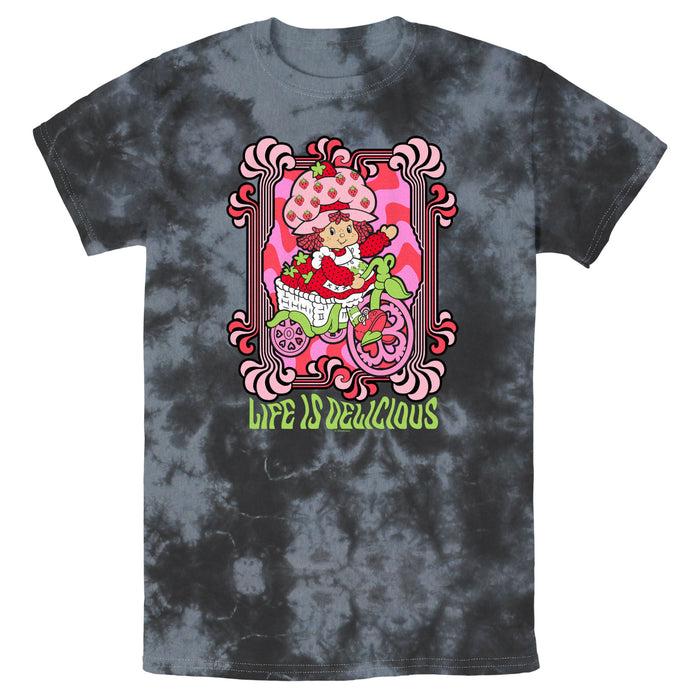 fifth sun Men's Strawberry Shortcake Berry Cart T-Shirt