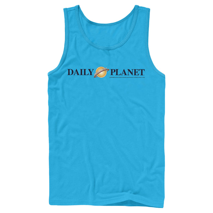 Fifth Sun Men's Superman Daily Planet Logo Tank Top