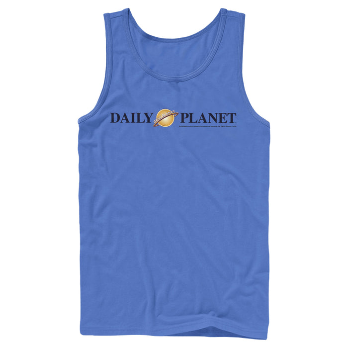Fifth Sun Men's Superman Daily Planet Logo Tank Top