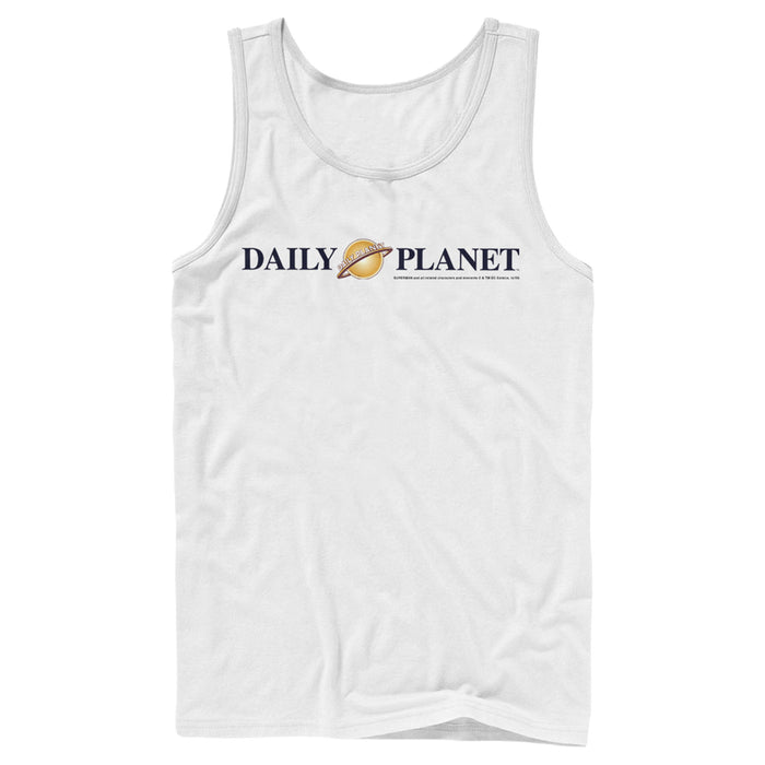 fifth sun Men's Superman Daily Planet Logo Tank Top