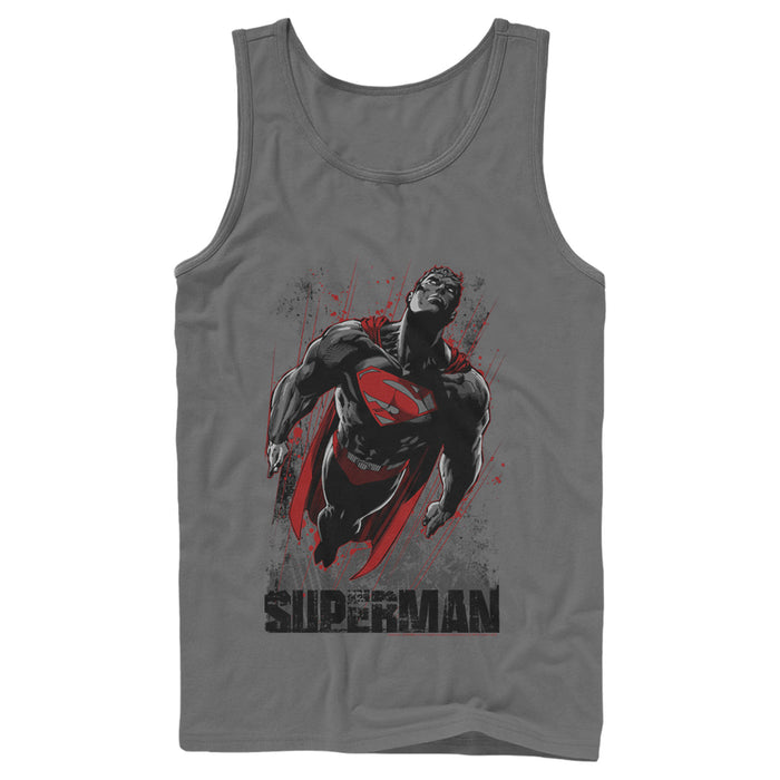 fifth sun Men's Superman Flight Looking On Tank Top