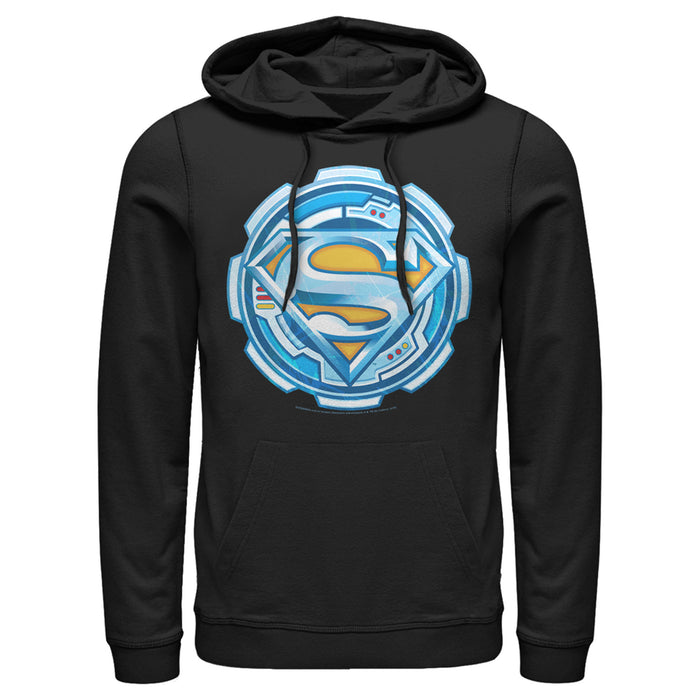 fifth sun Men's Superman Logo Gear Pull Over Hoodie