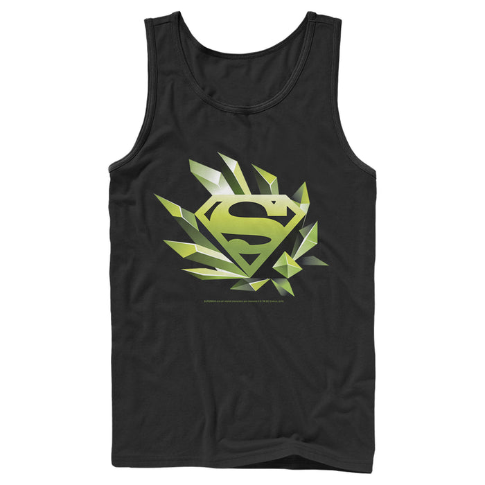 fifth sun Men's Superman Logo Geometric Shape Tank Top