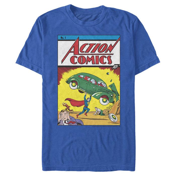 fifth sun Men's Superman No.1 Action Comics T-Shirt