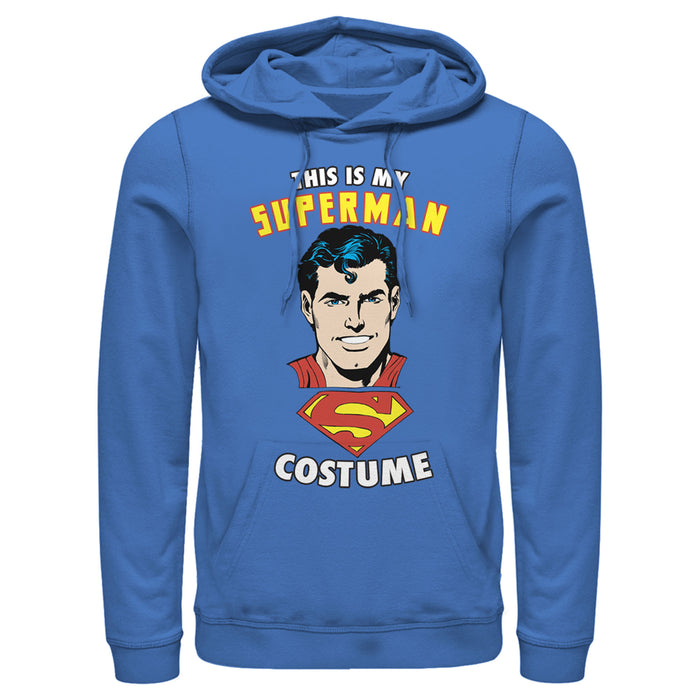 fifth sun Men's Superman This is My Hero Costume Pull Over Hoodie