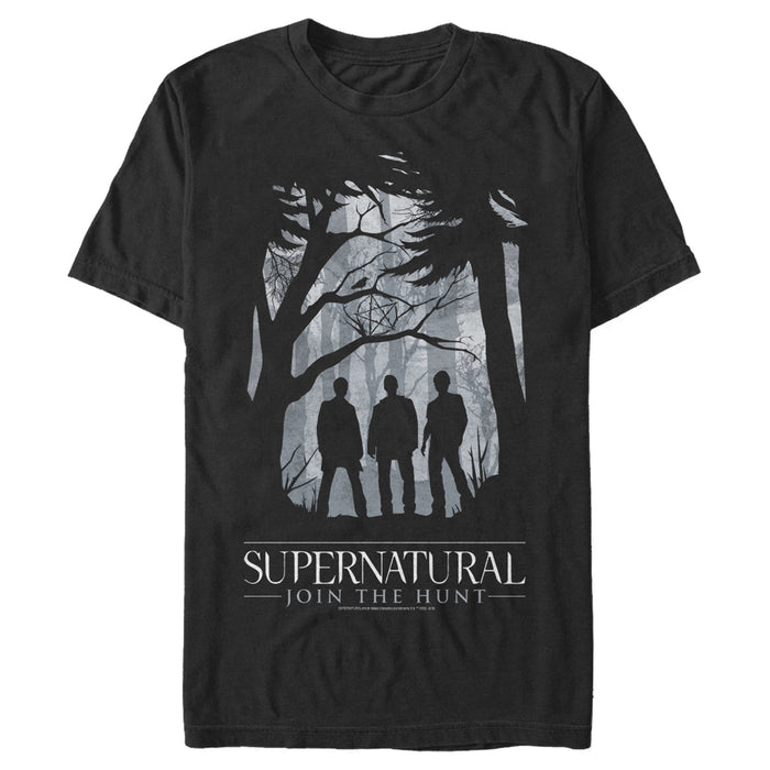 fifth sun Men's Supernatural Forest Silhouettes T-Shirt