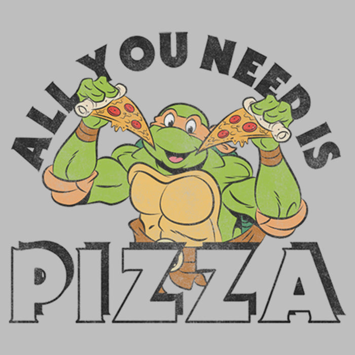 Fifth Sun Men's Teenage Mutant Ninja Turtles All You Need Is Pizza Raphael T-Shirt