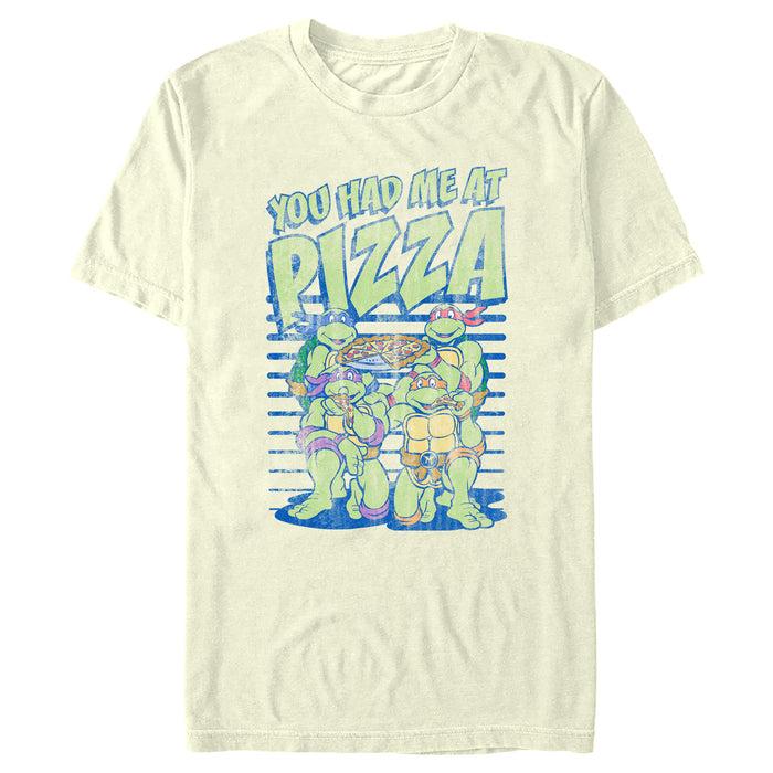 fifth sun Men's Teenage Mutant Ninja Turtles Distressed You Had Me at Pizza T-Shirt